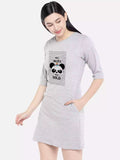 Ninja Grey T-Shirt Dress