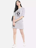 Ninja Grey T-Shirt Dress