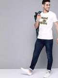 Nit Bolaycha White Color - Sukhiaatma Unisex Marathi Graphic Printed T-shirt