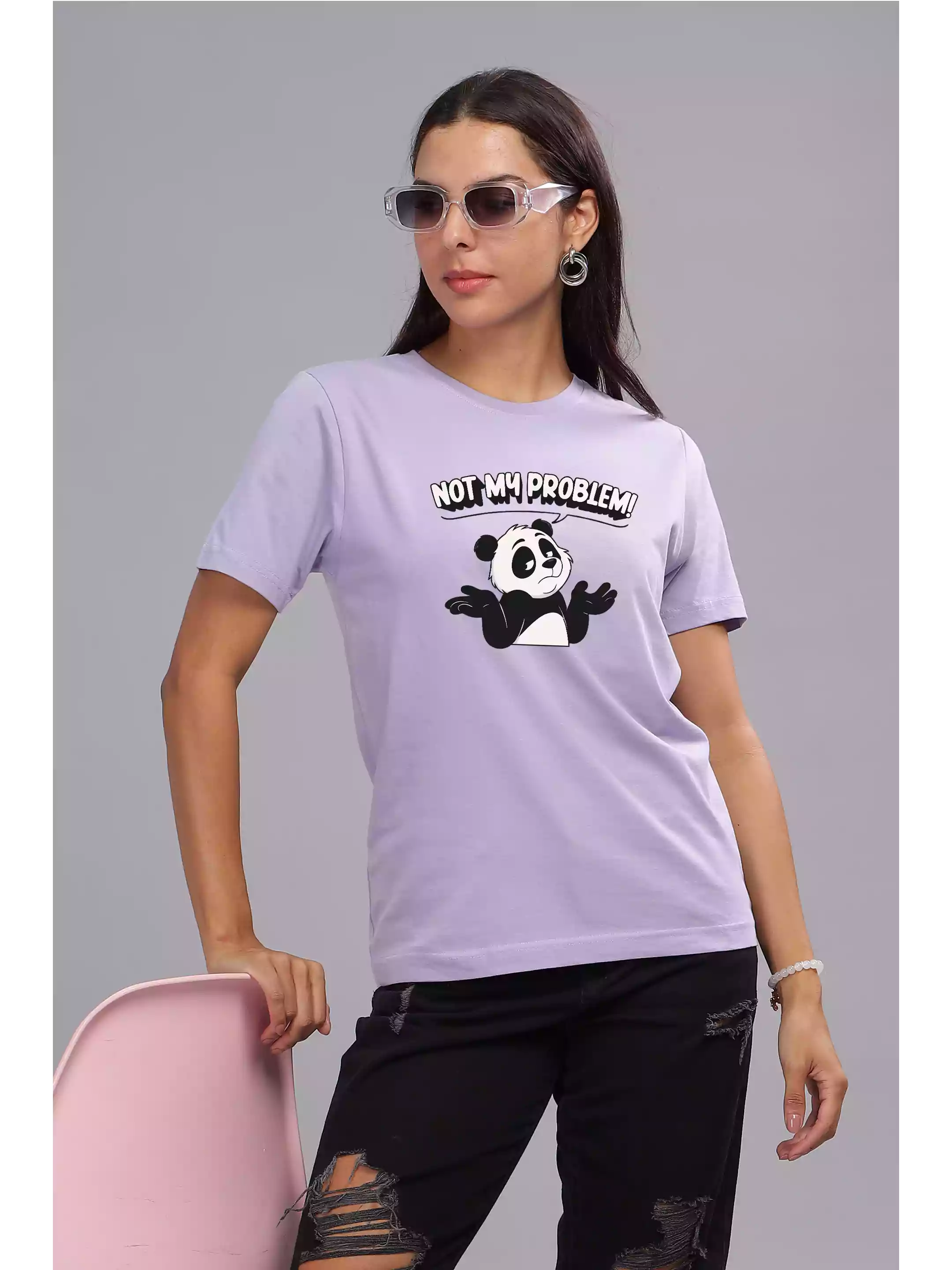 Not My Problem LAVENDER RF - Sukhiaatma Unisex Graphic Printed T-shirt - Sukhiaatma
