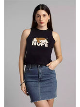 Nope - Sukhiaatma High Neck Sleeveless Fitted Top