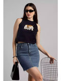 Nope - Sukhiaatma High Neck Sleeveless Fitted Top