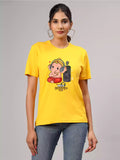 Noise cancellation- Yellow - Sukhiaatma Ganpati T-Shirt