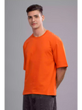 Solid Orange Over sized - Sukhiaatma Unisex T-shirt - Sukhiaatma