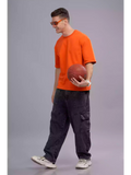 Solid Orange Over sized - Sukhiaatma Unisex T-shirt - Sukhiaatma