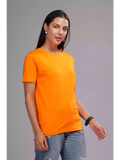 Orange - Sukhiaatma Unisex Basic T-shirt - Sukhiaatma