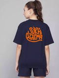 SA-C1 Navy Blue Sukhiaatma Unisex Oversized Co-ord