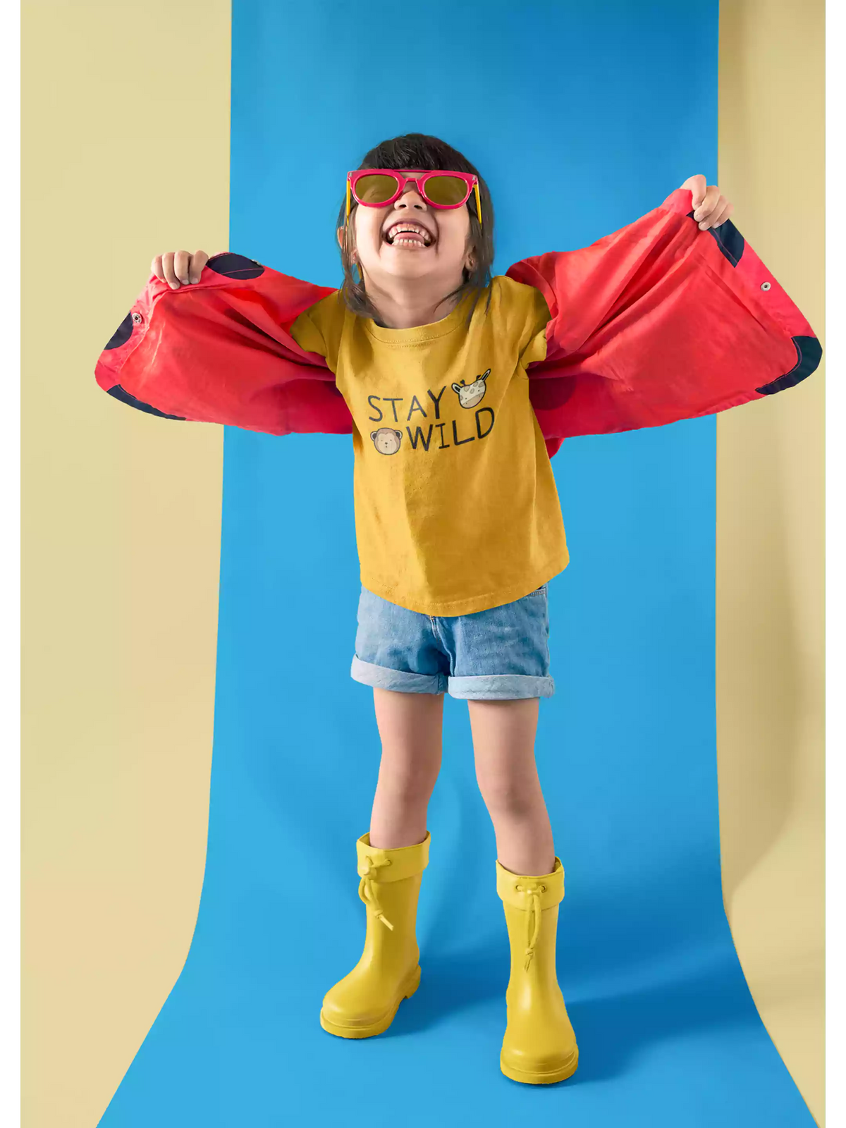 Stay wild - Sukhiaatma Unisex Graphic Printed Kids T-shirt