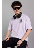 SA TXT Oversize Lavender - Sukhiaatma Unisex Graphic Printed T-shirt