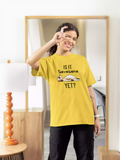 Savasana - Sukhiaatma Unisex Graphic Printed Yellow T-shirt