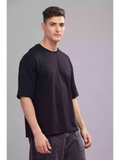 Solid Black Over sized - Sukhiaatma Unisex T-shirt - Sukhiaatma