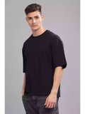 Solid Black Over sized - Sukhiaatma Unisex T-shirt - Sukhiaatma