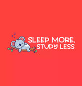 Study less Red Kids - Sukhiaatma Unisex Graphic Printed T-shirt