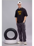 MHJ - Talent Unisex Graphic Printed OS Black T-Shirt