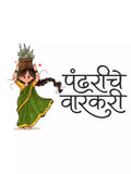 Varkari-White- Sukhiaatma Wari/वारी T-shirt