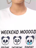 Weekend Mood - Sukhiaatma Unisex Graphic Printed T-shirt