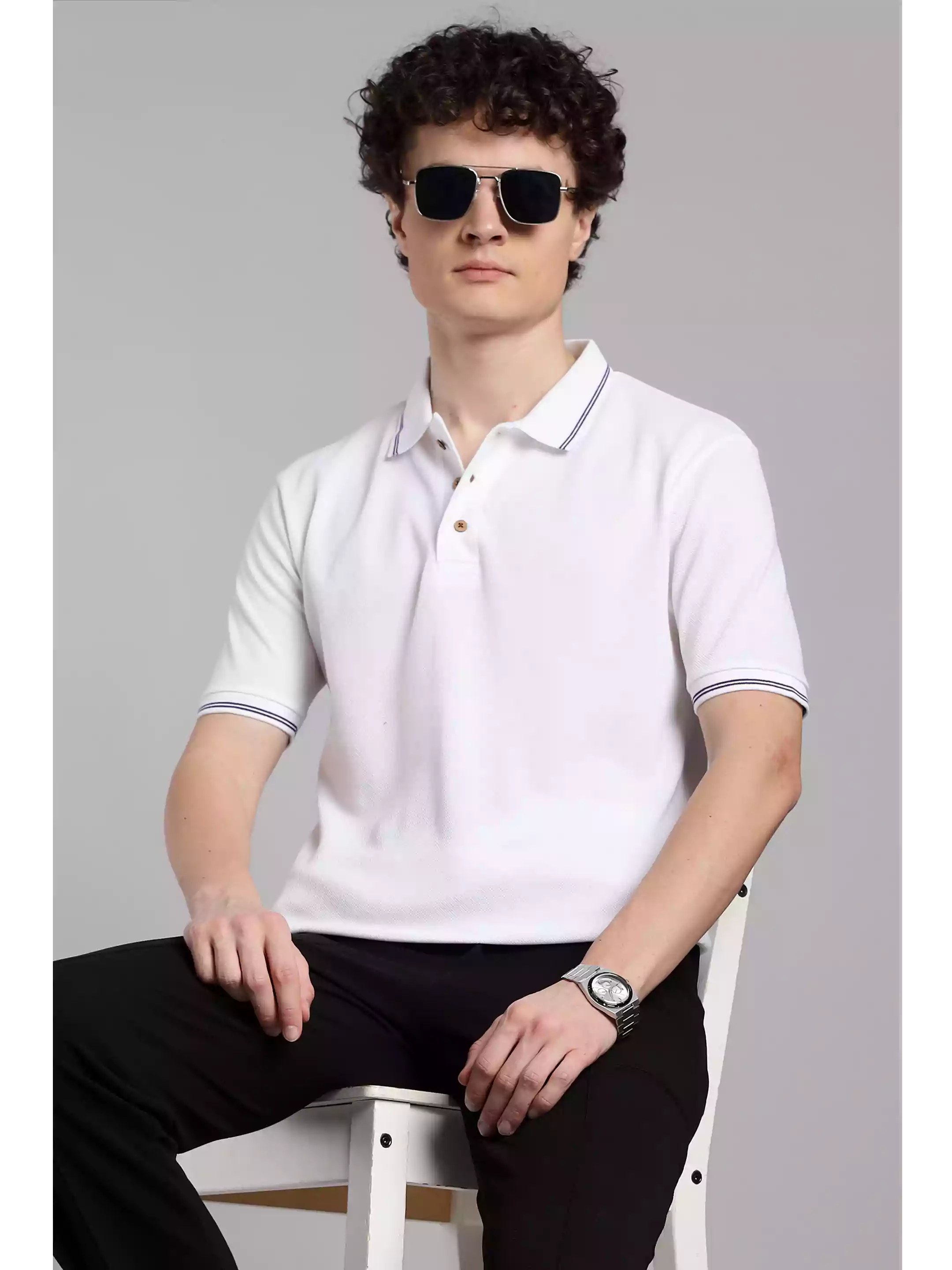 White WB - Sukhiaatma Polo Unisex T-shirt - Sukhiaatma