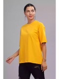 Solid Yellow Over sized - Sukhiaatma Unisex T-shirt - Sukhiaatma