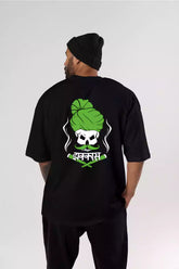 Zakaas Black - Sukhiaatma Unisex Oversized Black T-shirt