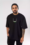 Zakaas Black - Sukhiaatma Unisex Oversized Black T-shirt