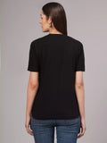 WTF - Sukhiaatma Unisex Graphic Pocket Printed Black T-shirt