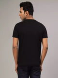 Kasa talu - Sukhiaatma Unisex Marathi Graphic Printed Black T-shirt
