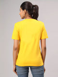 Zopu Day- Sukhiaatma Unisex Marathi Graphic Printed Yellow T-shirt