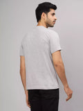 Aapna Aapna Dekho - Sukhiaatma Unisex Graphic Printed Grey T-shirt