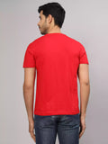 Sukhiaatma - Sukhiaatma Unisex Graphic Printed Red T-shirt