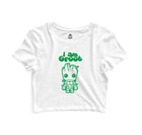 I Am Cute - Sukhiaatma Unisex Graphic Printed White Crop Top