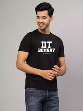 IIT Bombay - Sukhiaatma Unisex Graphic Printed Black T-shirt