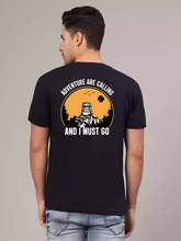 I Must Go - Sukhiaatma Unisex Graphic Printed Black T-shirt