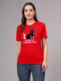 JUDGING YOU - Sukhiaatma Unisex Graphic Printed Red T-shirt