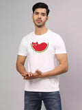 Meomelon - Sukhiaatma Unisex Graphic Printed White T-shirt