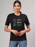 Misal - Sukhiaatma Unisex Graphic Printed Black T-shirt