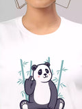 Mujhe sab patha hai - Sukhiaatma Unisex Graphic Printed white T-shirt