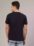 Daru Tera Bhai - Sukhiaatma Unisex Graphic Printed Navy Blue T-shirt