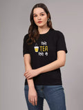 Tea Tithe Me - Sukhiaatma Unisex Graphic Printed Black T-shirt