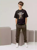Want some tea - Sukhiaatma Unisex Oversized Black T-shirt