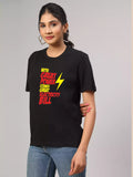 With Great Power  - Sukhiaatma Unisex Graphic Printed Black T-shirt