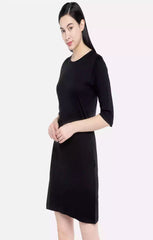 Black Basic - Sukhiaatma Designer T-shirt Dress