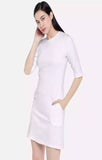 White Basic - Sukhiaatma Designer T-shirt Dress