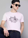 Adventure Begins - Sukhiaatma Unisex Graphic Printed Lavender  T-shirt