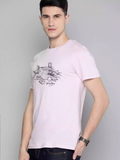 Adventure Begins - Sukhiaatma Unisex Graphic Printed Lavender  T-shirt