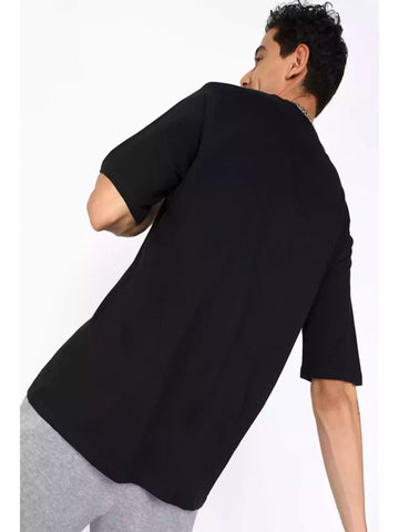 Solid Black Over sized - Sukhiaatma Unisex T-shirt