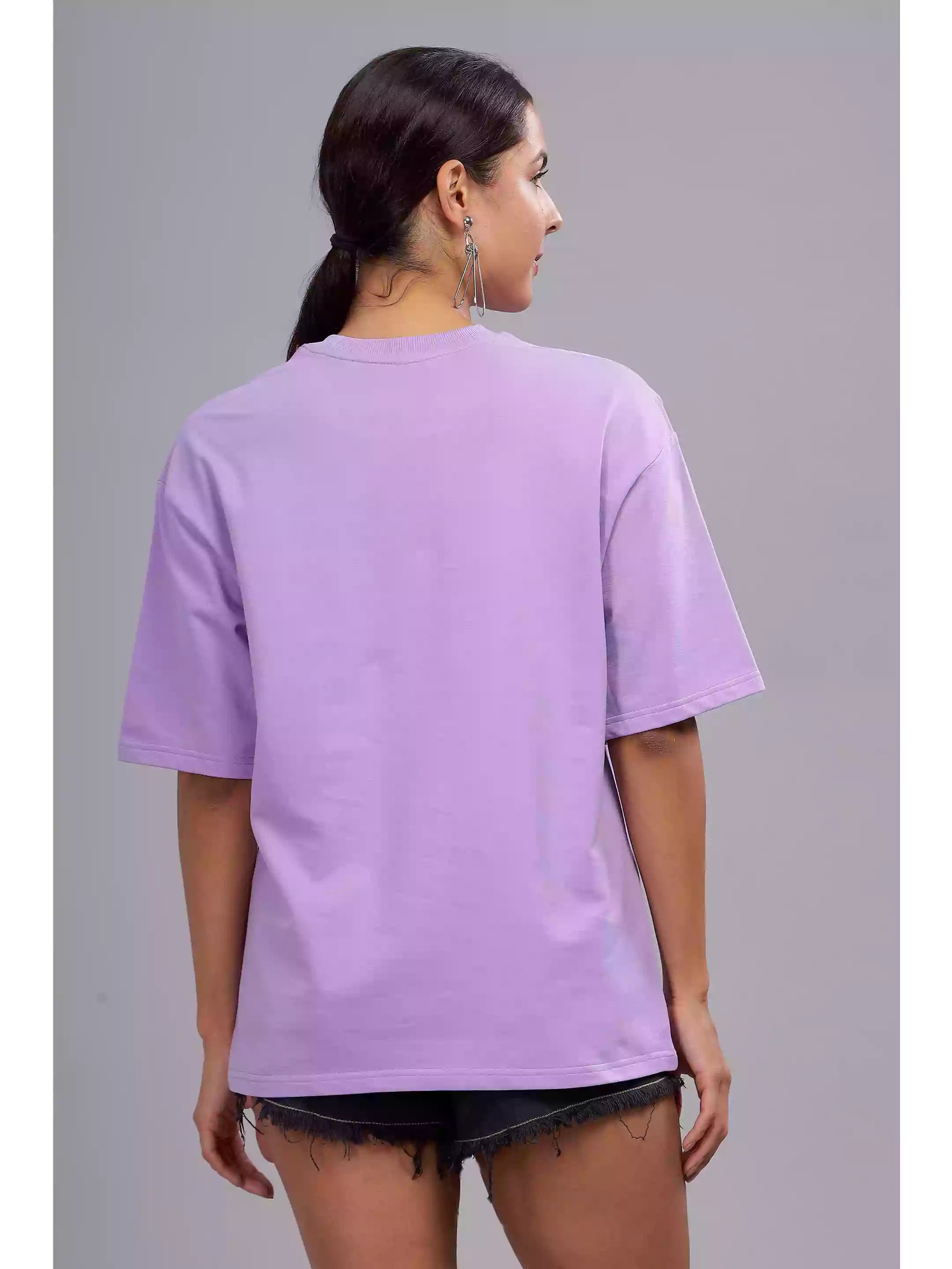 Current Mood - Sukhiaatma Unisex Oversize Lavender T-shirt