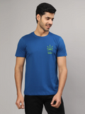 Freshly Baked - Sukhiaatma Unisex Graphic Printed Royal Blue T-shirt