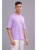 Solid Lavender Over sized - Sukhiaatma Unisex T-shirt