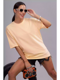Solid Peach Over sized - Sukhiaatma Unisex T-shirt
