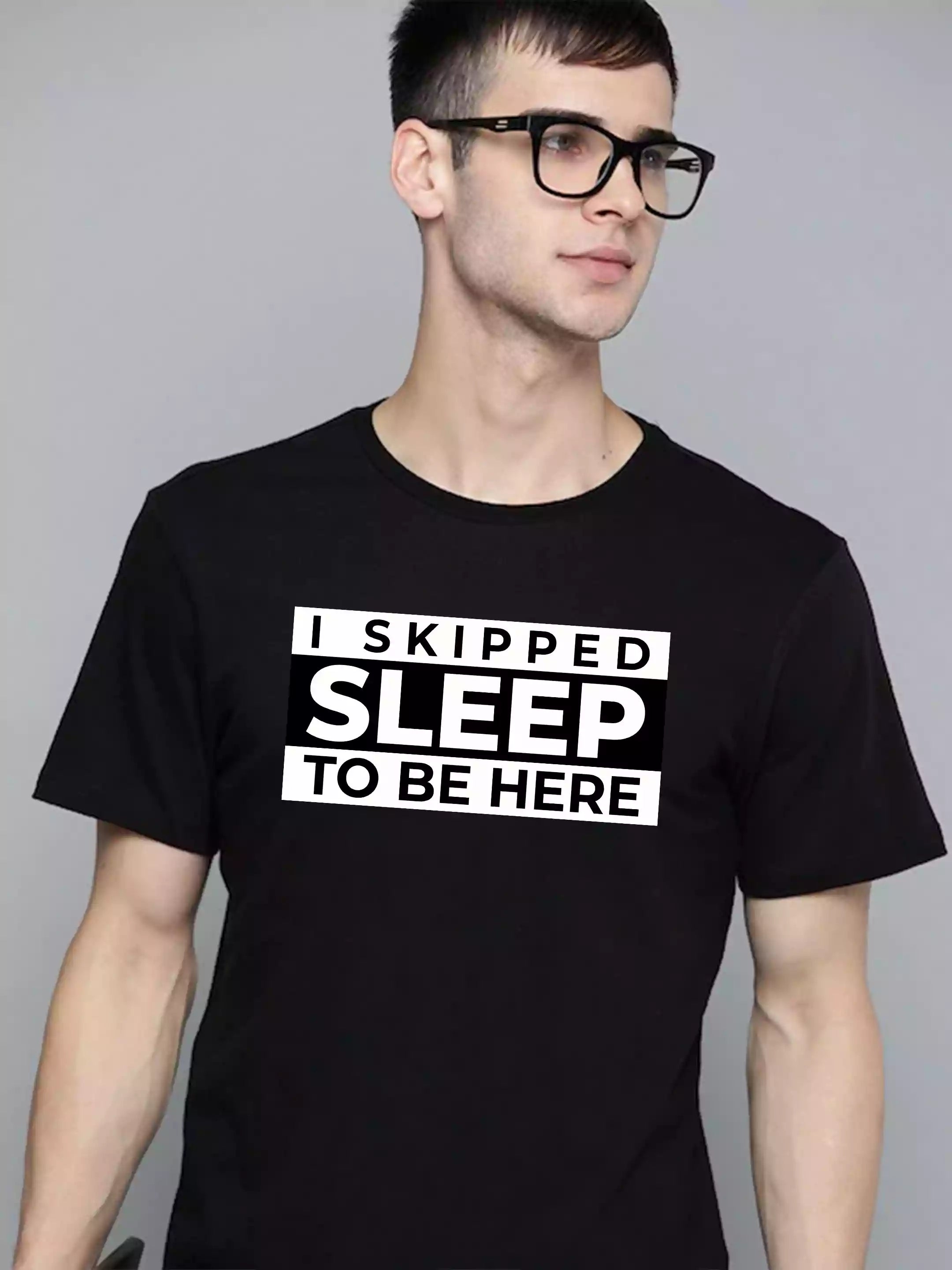 Skipped Sleep - Sukhiaatma Unisex Graphic Printed  T-shirt
